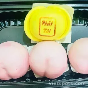 Set cúng 3 đào nhỏ - 1 thỏi vàng