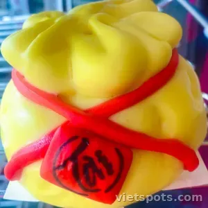 Bánh bao tạo hình túi tiền- Tiền đầy túi đong đầy