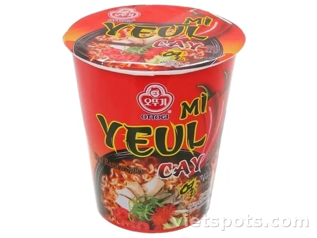 Mì ly ăn liền Ottogi mì YEUL cay 62g