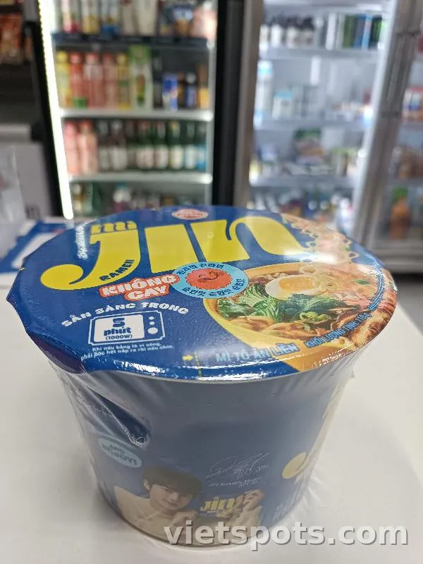 Mì tôm Jin không cay bát 110g vn