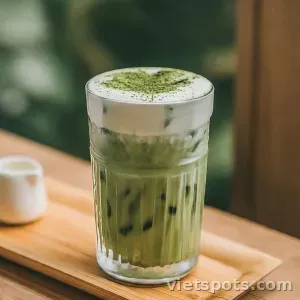 Matcha kem muối