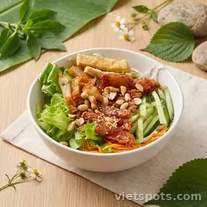 Bún thịt nướng chay