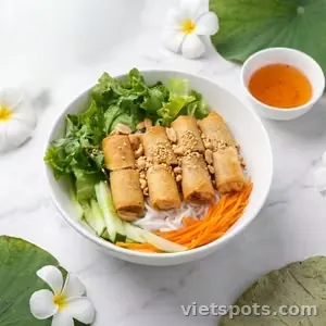 Bún chả giò chay