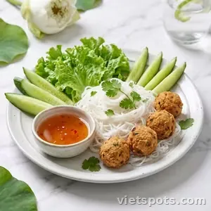 Bún chả Hà Nội chay