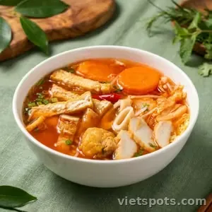 Bún kim chi chay