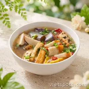 Bún mắm miền Tây chay