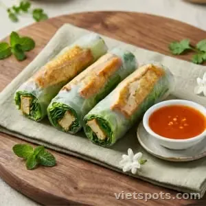 Gỏi cuốn đậu hũ (3 cuốn)