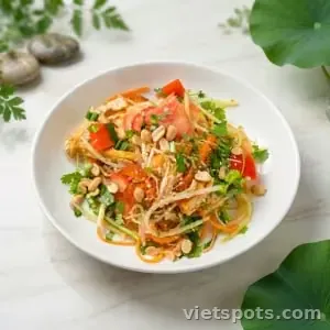 Gỏi đu đủ Việt Nam (không cay)