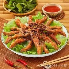 Lưỡi vịt chiên giòn