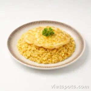 Cơm chiên tôm hoàng kim