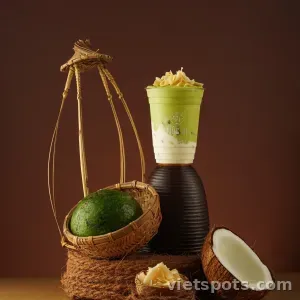 Bơ Dừa Non