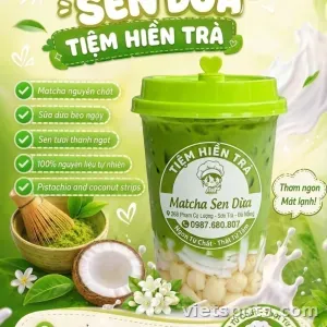 Matcha Sen Dừa ( Matcha Lotus Seed Coconut )
