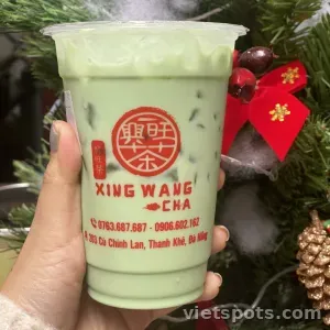 Trà sữa thái xanh full thạch