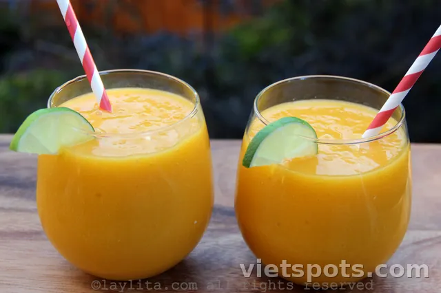 Xoài chanh leo đá xay