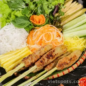 Nem Lụi Huế Nướng Sả