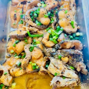 Pepper-Braised Snakehead Fish
