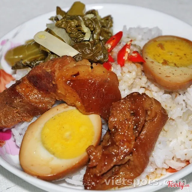 Braised Pork and Egg Rice