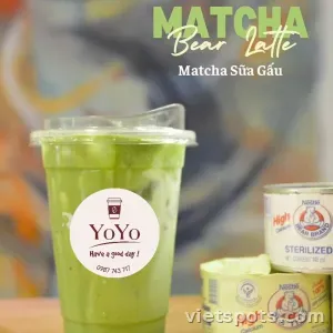 抹茶ベアブランドミルク