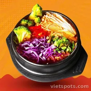 辛い野菜麺