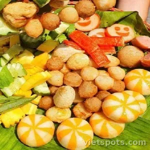 ลูกชิ้นปลาทอดธรรมดา
