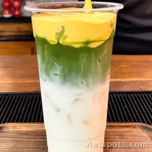 แมตชา ลาเต้ ครีมไข่