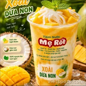 สมูทตี้มะม่วงมะพร้าวอ่อน