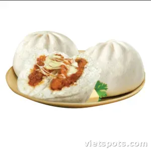 ซาลาเปาโฮลวีตหมูแดงชีส